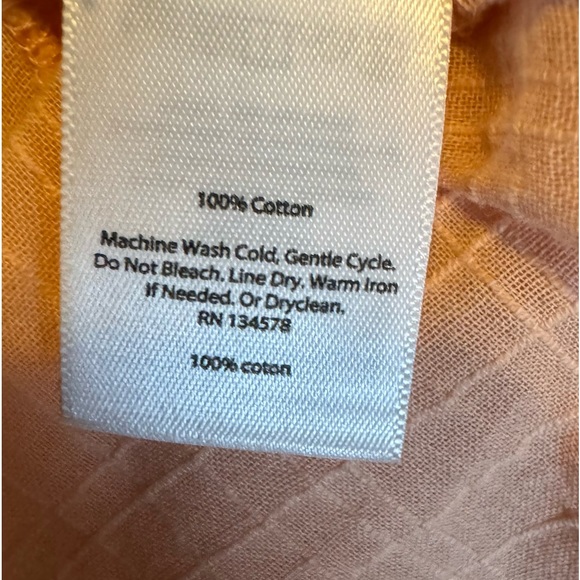 VINEYARD VINES TASSLE EMBROIDERED PEASANT TOP - Picture 7 of 8